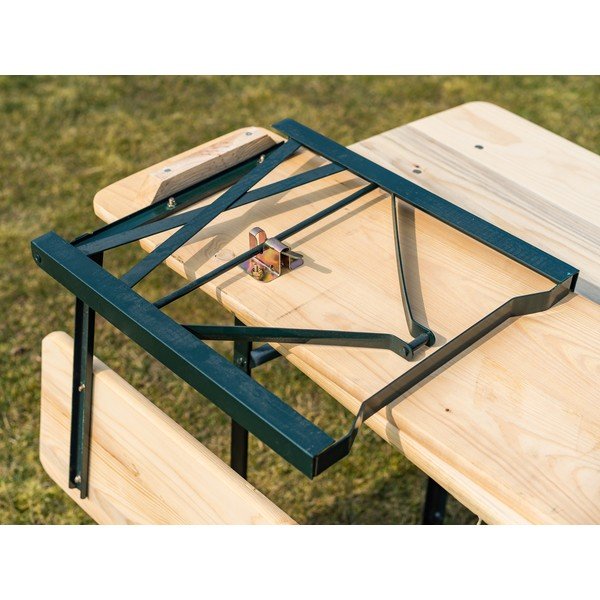 Naturalny zestaw mebli ogrodowych z drewna litego dla 4 osób – Happy Green-image-4