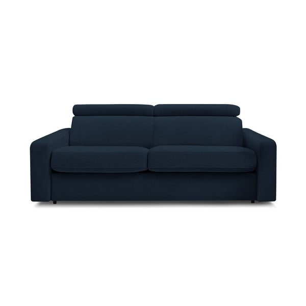 Ciemnoniebieska rozkładana sofa 215 cm Monaco – Bobochic Paris