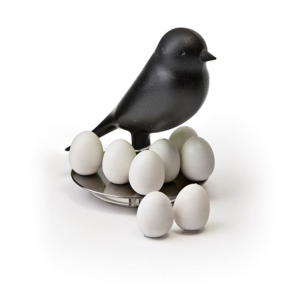Czarny
  stojak z magnesami Qualy Magnetic Egg Sparrow