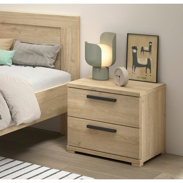 Dziecięca szafka nocna w naturalnym kolorze Sam – Vipack-image-1