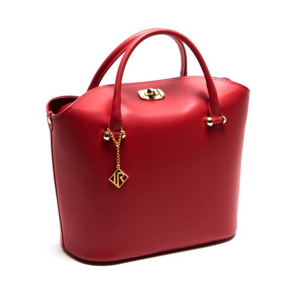 Skórzana torebka Isabella Rhea 396 Rosso-image-3