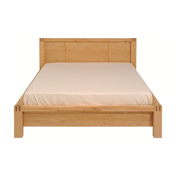 Łóżko 2-osobowe z drewna dębowego Artemob Ethan, 180x200 cm