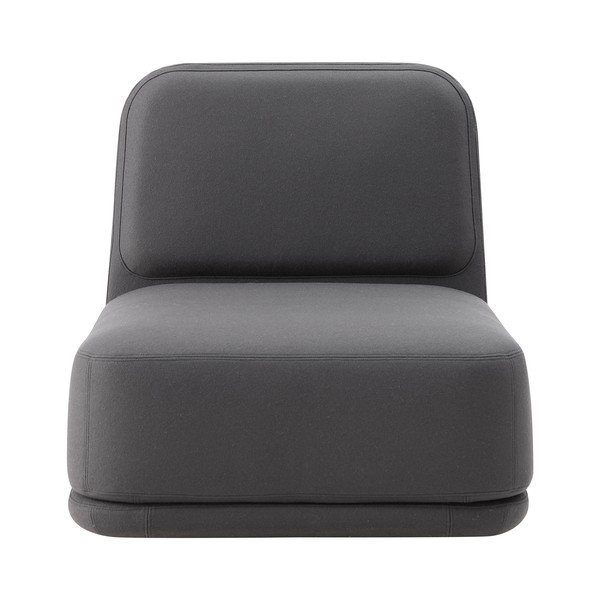 Ciemnoszary fotel Softline Standby Medium
