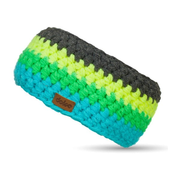 Opaska szydełkowa DOKE Stripes Blue