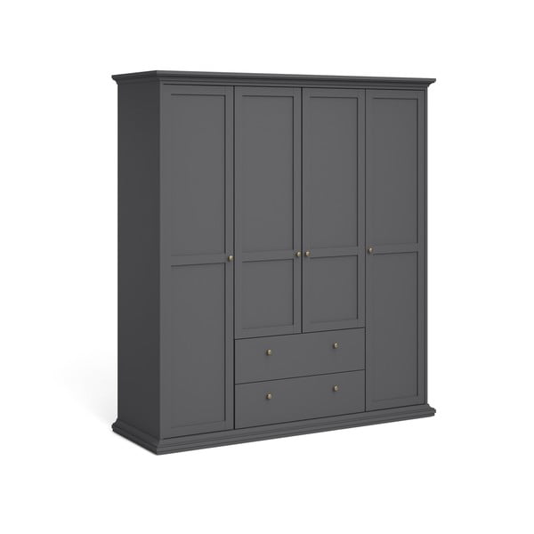 Szara szafa 181x201 cm Paris – Tvilum-image-2