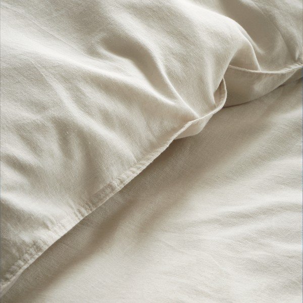 Kremowa pościel dwuosobowa/przedłużona 230x220 cm Relaxed – Content by Terence Conran-image-2