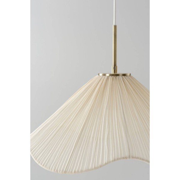 Kremowa tekstylna lampa wisząca ø 50 cm Lunaria – Jotex-image-4