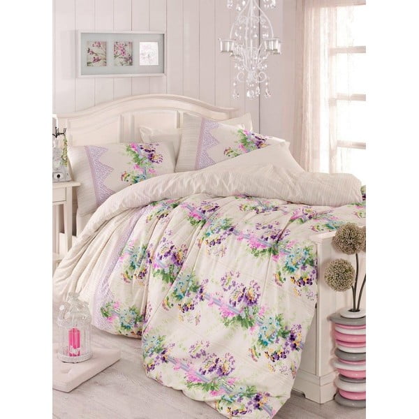 Fioletowa narzuta na łóżko Love Colors Sarah, 200 x 240 cm