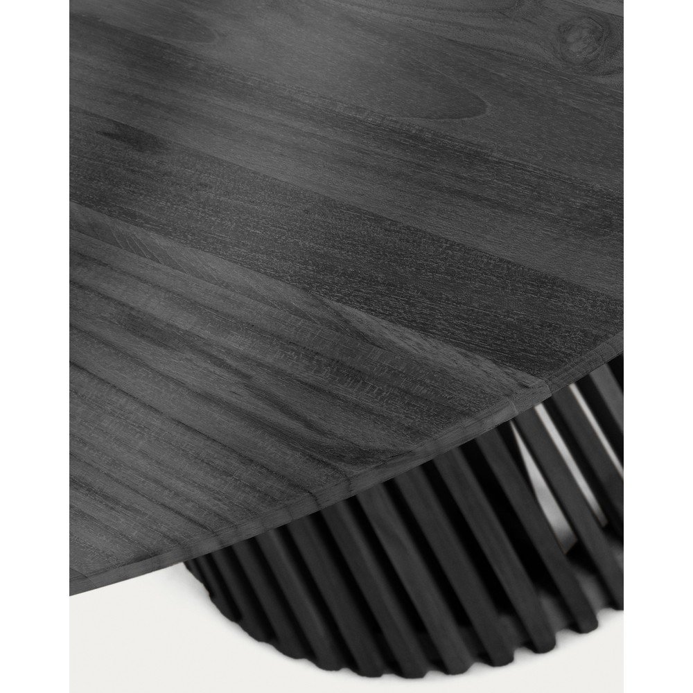 Okrągły stół z litego drewna mindi ø 90 cm Jeanette – Kave Home (zdjęcie 4)