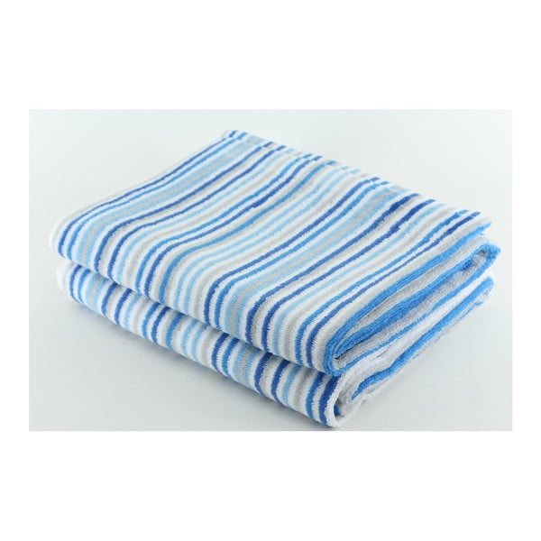 Zestaw 2 ręczników Collette Sky, 70x140 cm