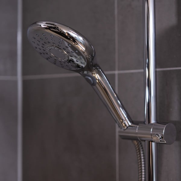 Słuchawka prysznicowa Wenko Basic Chrome, ø 12 cm-image-3