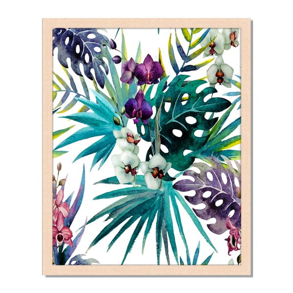 Obraz w ramie Liv Corday Provence Floral Combo, 40x50 cm