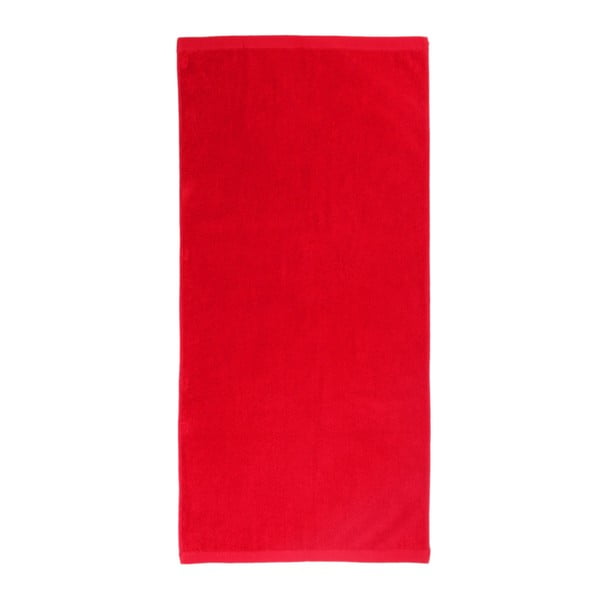 Czerwony ręcznik Artex Alpha, 50x100 cm