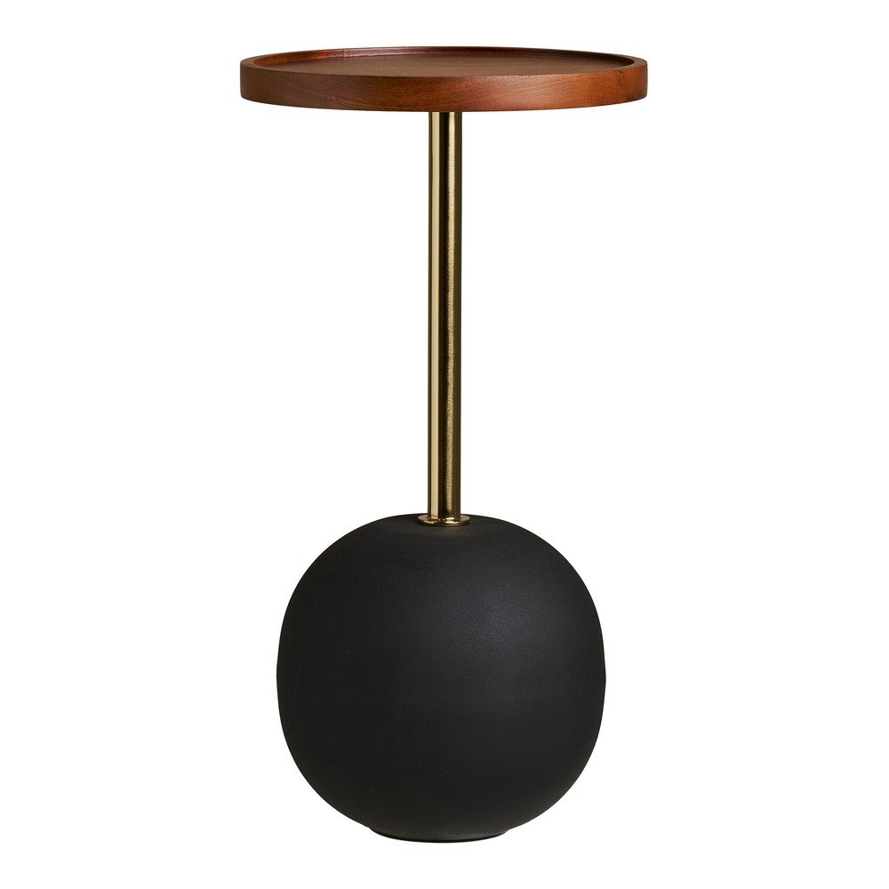 Okrągły stolik z blatem z drewna mango ø 30 cm Sirone – House Nordic