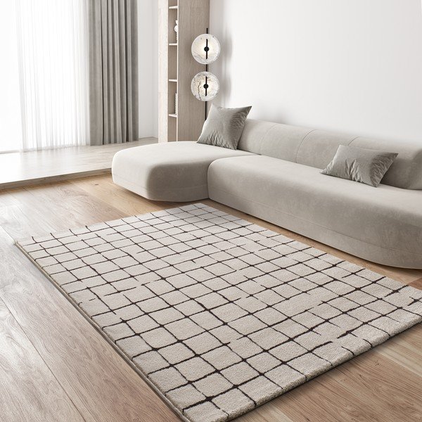 Kremowy dywan 200x290 cm Retro – Universal-image-1