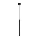 Czarna lampa wisząca Sollux Fideus Single