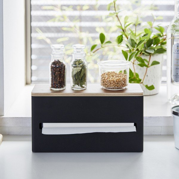 Metalowy pojemnik na chusteczki Rin – YAMAZAKI-image-3