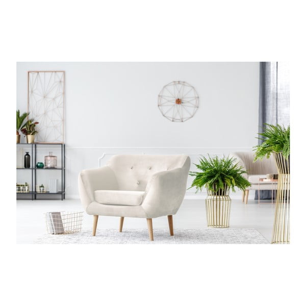 Kremowy fotel Mazzini Sofas Amelie-image-3