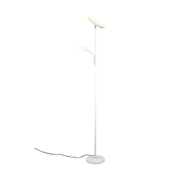 Biała lampa stojąca LED (wysokość 178 cm) Specter – Reality