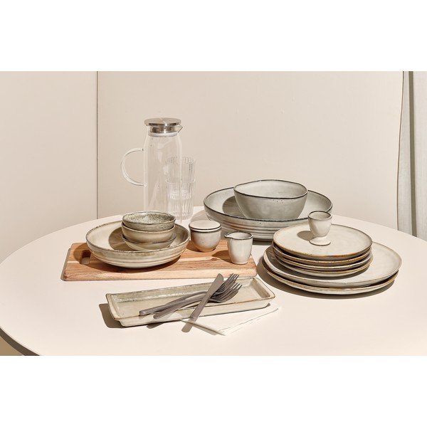 Zielony głęboki kamionkowy talerz ø 22 cm Artisan – Salt&Pepper-image-1