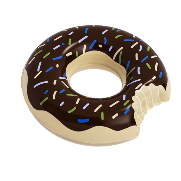 Dmuchane koło w kształcie donuta Chocolate