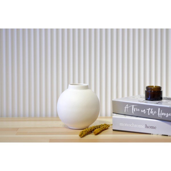 Biały ceramiczny wazon Rulina Topik-image-1