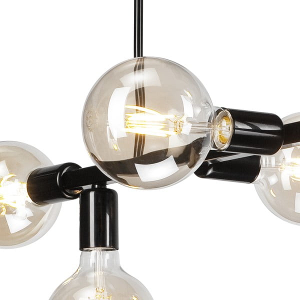 Czarna lampa sufitowa − LAMKUR-image-4