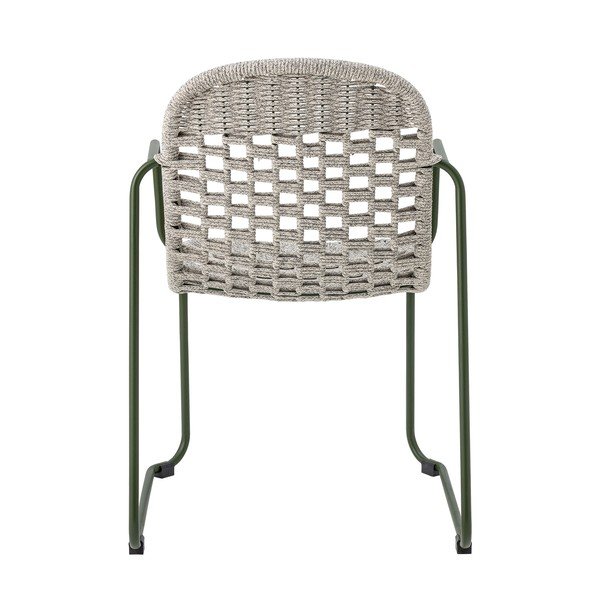 Szare metalowe krzesło ogrodowe Calana – Bloomingville-image-4
