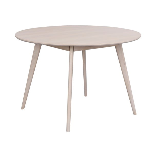 Okrągły stół z blatem w dekorze dębu 115x115 cm Yumi – Rowico