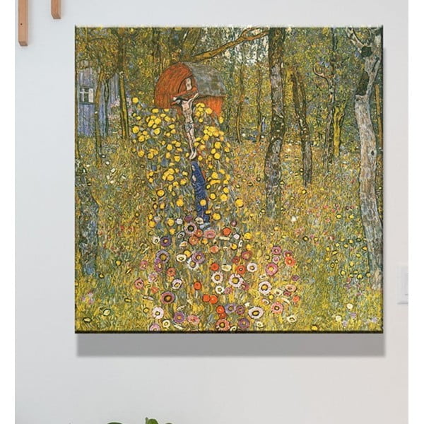 Reprodukcja obrazu Gustava Klimta – Farm Garden With Crucifix, 45x45 cm-image-1