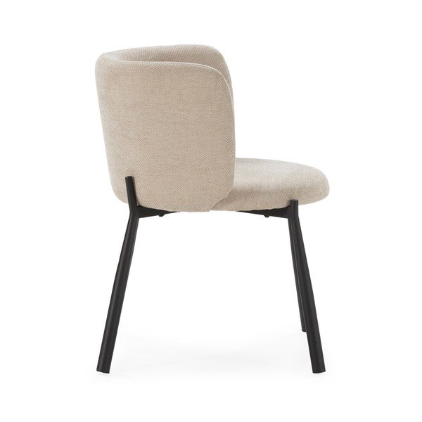 Beżowe tapicerowane fotele jadalniane zestaw 2 szt. Ginny – MOME-image-2