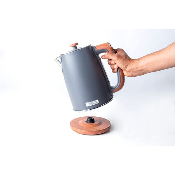 Ciemnoszary czajnik elektryczny 1,7 l Dorchester – Haden-image-4