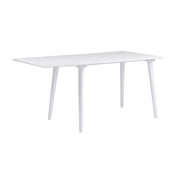 Biały stół z litego drewna dębowego Rowico Lotte Leaf, 120x80 cm-image-2