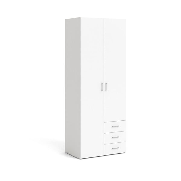 Biała szafa 78x200 cm Space – Tvilum-image-2