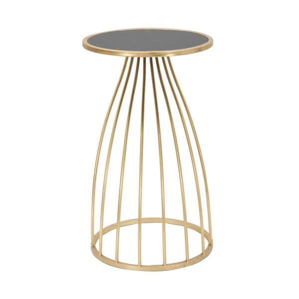 Okrągły stolik ze szklanym blatem ø 35 cm Flush – Mauro Ferretti-image-3