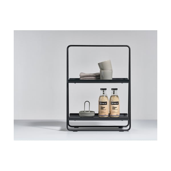 Czarny metalowy regał 43x58 cm A-Table – Zone-image-1