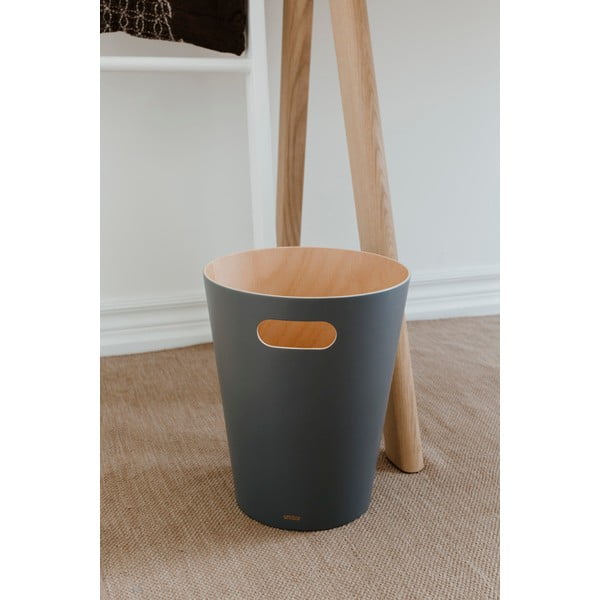 Zielony kosz na śmieci 7,5 l Woodrow – Umbra-image-3