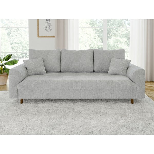 Jasnoszara sofa 210 cm Ariella – Ropez-image-1