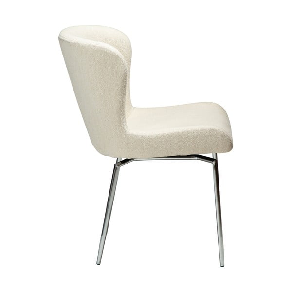 Kremowe tapicerowane krzesło Glam – DAN-FORM Denmark-image-1