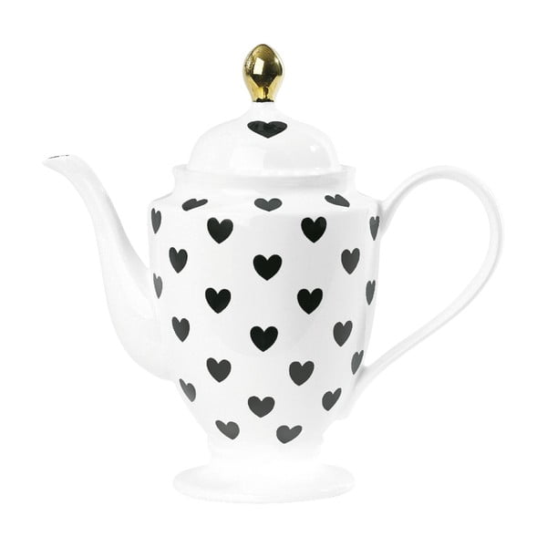 Dzbanek ceramiczny do herbaty Miss Étoile Hearts, 1 l