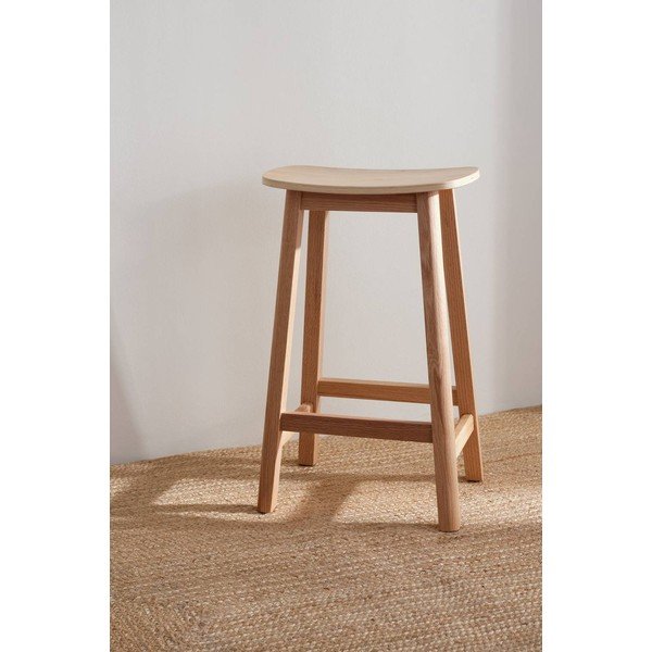 Hoker z litego drewna dębowego w naturalnym kolorze Selene – Jotex-image-1