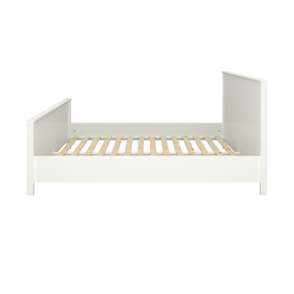 Białe łóżko dwuosobowe 180x200 cm Tromsö – Tvilum-image-2