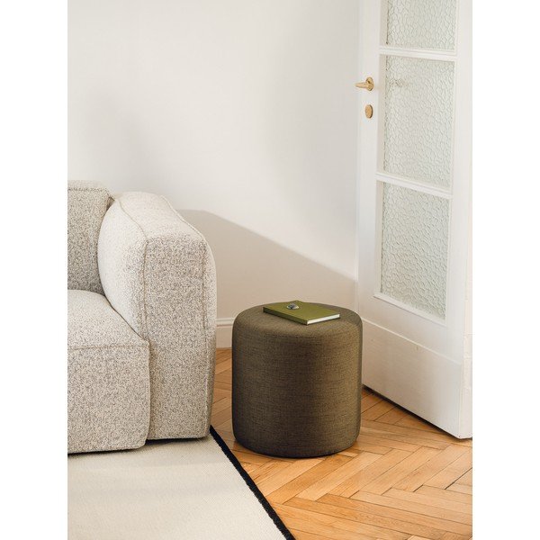 Puf w kolorze khaki Folk – noo.ma-image-2