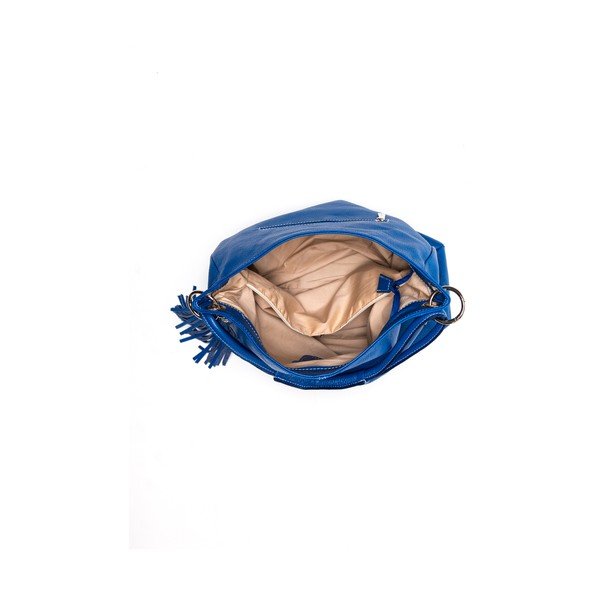 Skórzana torebka Anna Luchini 71 Bluette-image-3