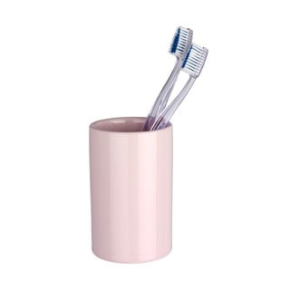 Różowy kubek na szczoteczki do zębów Wenko Polaris Pink