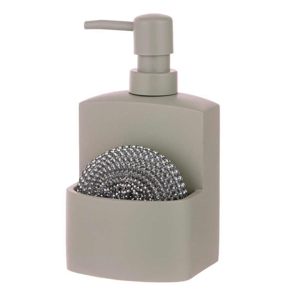 Szary dozownik do mydła z żywicy polimerowej 250 ml Essentials – Ladelle