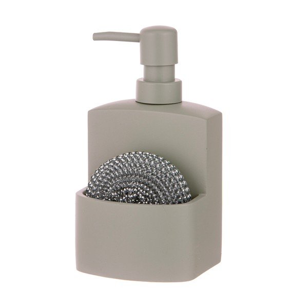 Szary dozownik do mydła z żywicy polimerowej 250 ml Essentials – Ladelle