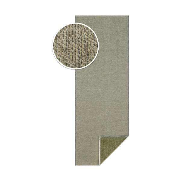 Zielony dwustronny chodnik Hanse Home Duo, 80x200 cm-image-4