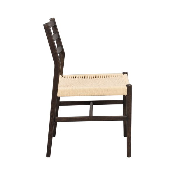 Ciemnobrązowe krzesła zestaw 2 szt. Harlan – Rowico-image-4