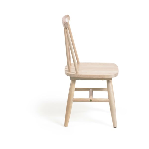 Krzesło dziecięce z drewna kauczukowego Kave Home Kristie-image-3